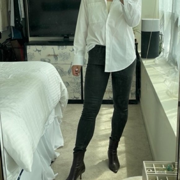 AG Adriano Goldschmied Wax Black Skinny Jeans - 26 - Picture 2 of 3